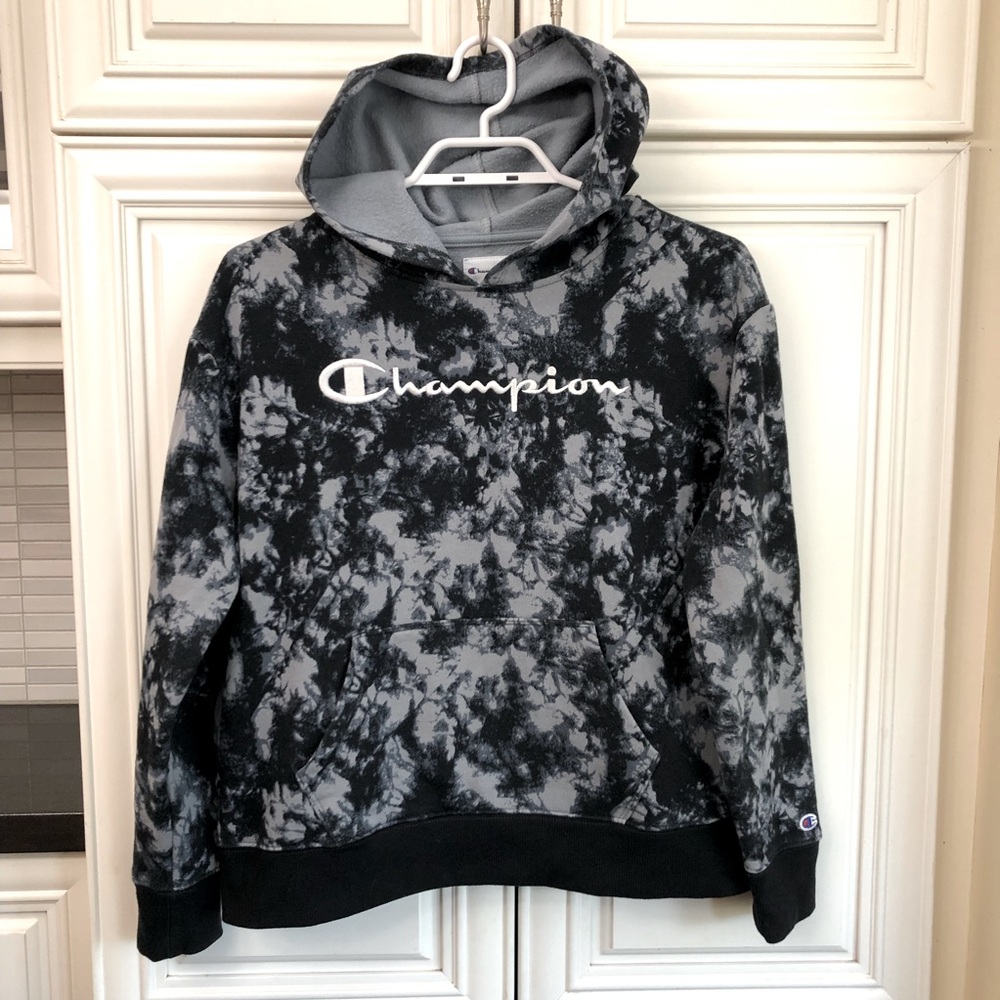 Champion women’s tie dyed logo hoodie